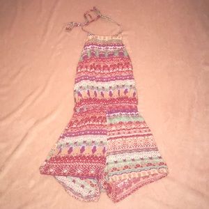 Backless boutique romper!